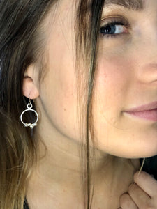 Silver Bubble Earrings